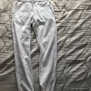 WHITE JOGGERS